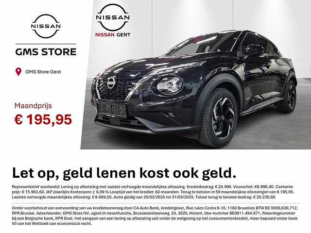 Nissan Juke HEV 1.6 N-Connecta // GMS STORE NISSAN GENT Black