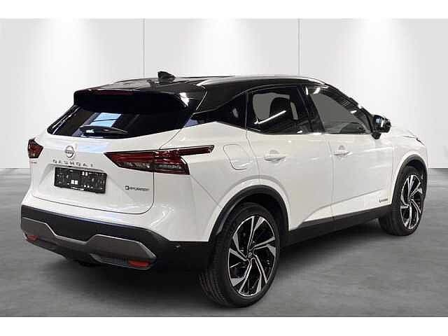 Nissan Qashqai Hybrid-Full-option-Aut-Airco-360Cam-GPS-Carplay White