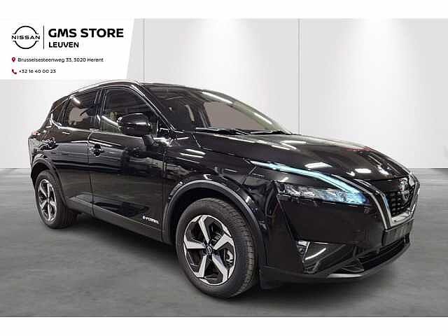 Nissan Qashqai Hybrid-Aut-Airco-Pano-Gps-carplay 380g Black